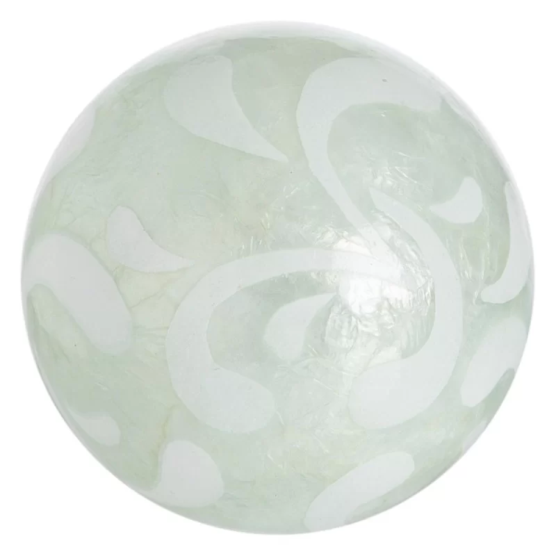 Balls CAPIZ Decoration Mint 10 x 10 x 10 cm (8...