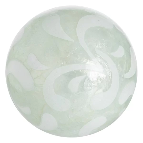 Balls CAPIZ Decoration Mint 10 x 10 x 10 cm (8 Units)