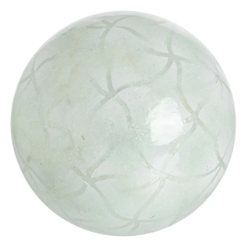 Balls CAPIZ Decoration Mint 10 x 10 x 10 cm (8...