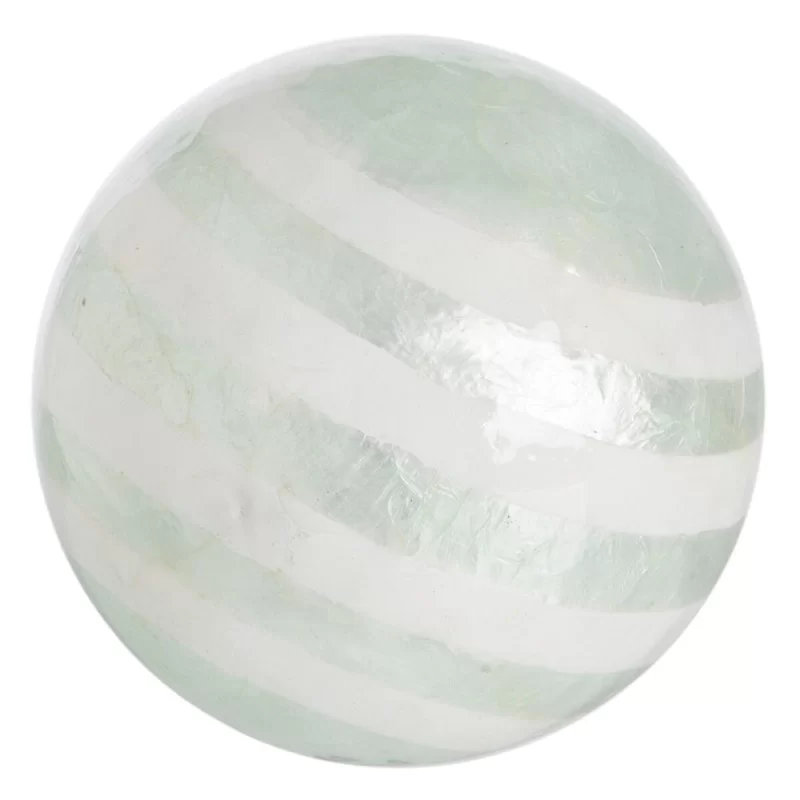 Balls CAPIZ Decoration Mint 10 x 10 x 10 cm (8...