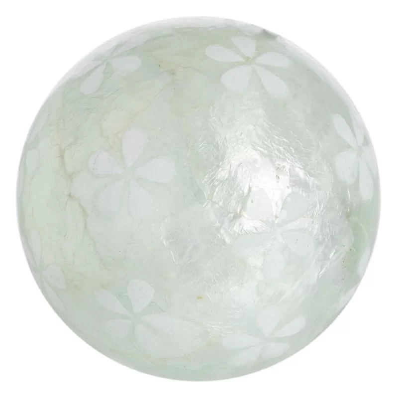 Balls CAPIZ Decoration Mint 10 x 10 x 10 cm (8...