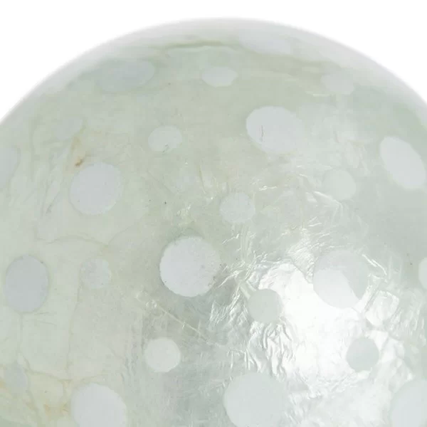 Balls CAPIZ Decoration Mint 10 x 10 x 10 cm (8 Units)