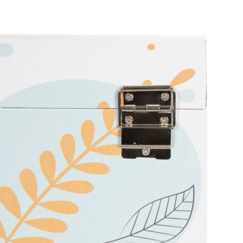 Set of Chests 30 x 18 x 15 cm Canvas DMF (2...