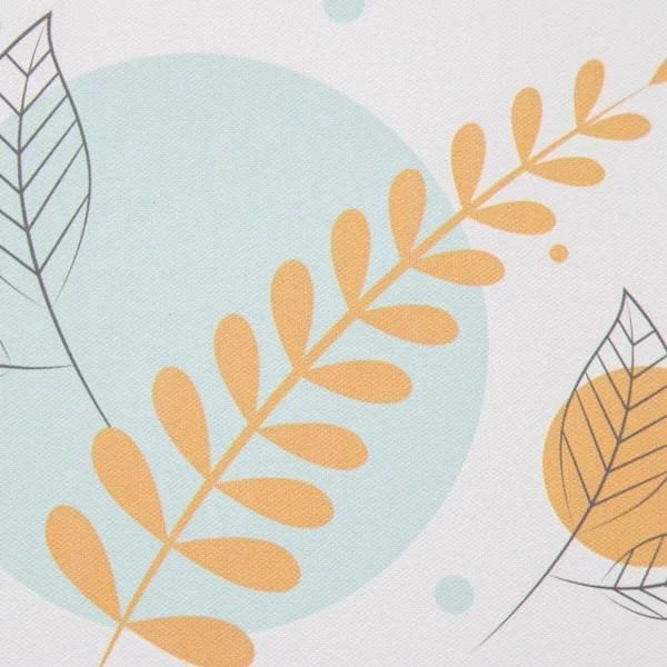 Set of Chests 30 x 18 x 15 cm Canvas DMF (2 Pieces)