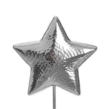 Decorative Figure Star Silver 10 x 10 x 28 cm 2