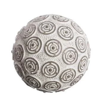 Balls Decoration Grey White 10 x 10 x 10 cm (8 Units) 2