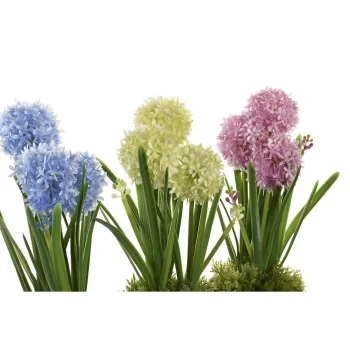 Decorative Plant DKD Home Decor Foam Blue Pink Yellow... 2