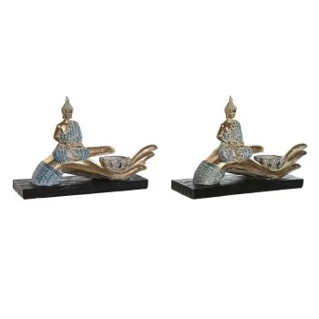 Decorative Figure DKD Home Decor 25,7 x 8 x 16 cm Blue...