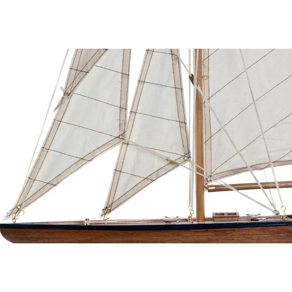 Barco DKD Home Decor Brown 50 x 10 x 70 cm White