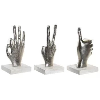 Decorative Figure DKD Home Decor Silver 10 x 10 x 20 cm...