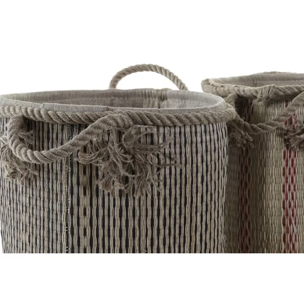 Multi-purpose basket DKD Home Decor 30 x 30 x 36 cm Jute Boho (2 Units)
