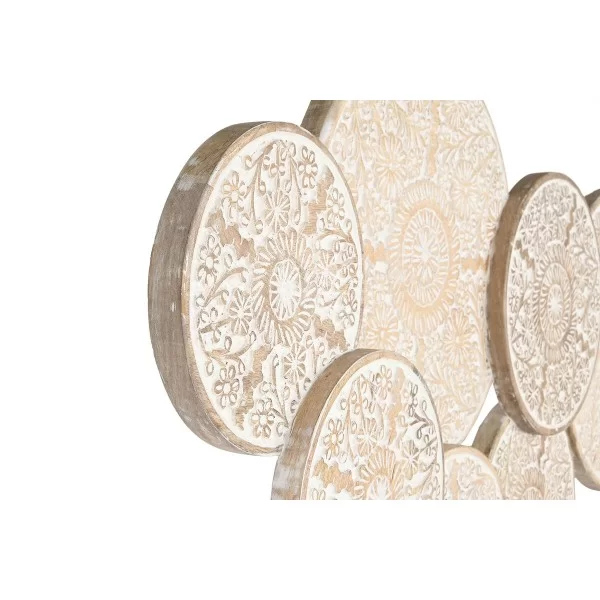 Wall Decoration Home ESPRIT White Natural Aged finish 97,5 x 3 x 52,5 cm