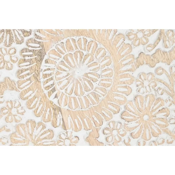 Wall Decoration Home ESPRIT White Natural Aged finish 97,5 x 3 x 52,5 cm