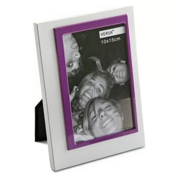 Photo frame White/Violet Aluminium