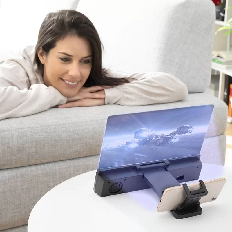 Mobile Phone Screen Amplifier with Speaker...