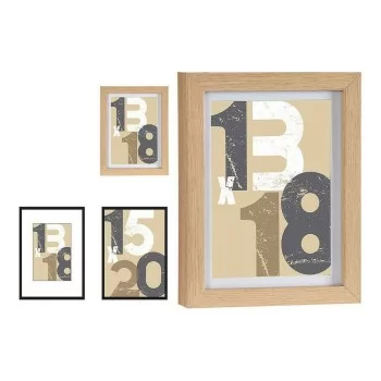 Wall photo frame Light brown 17 x 2,5 x 22,5 cm Natural... 2
