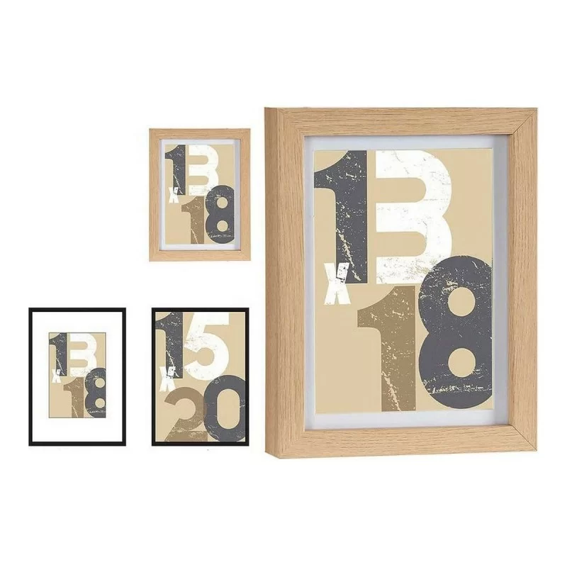 Wall photo frame Light brown 17 x 2,5 x 22,5 cm...