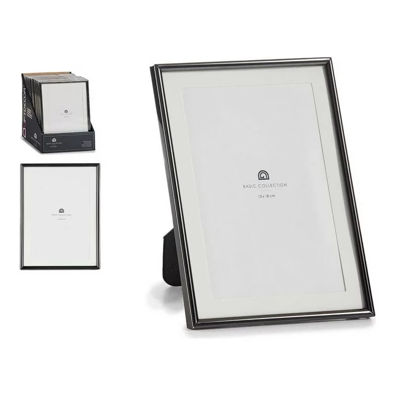 Photo frame Black 10 x 20 x 15,5 cm Crystal...