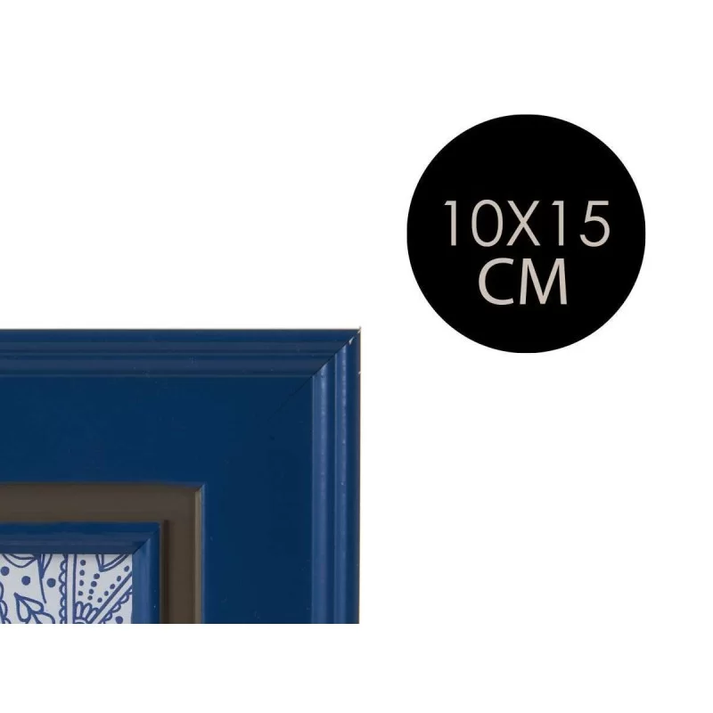 Photo frame Crystal Blue Plastic 2 x 23 x 18 cm