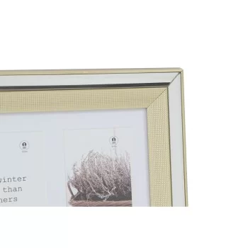 Photo frame DKD Home Decor Crystal polystyrene Golden... 2