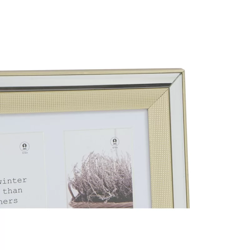 Photo frame DKD Home Decor Crystal polystyrene...