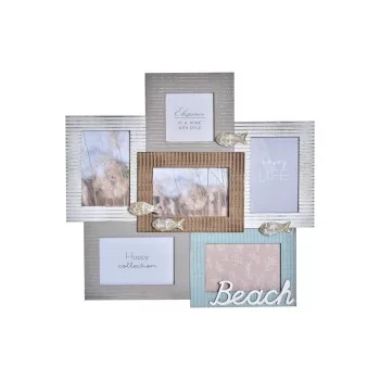 Photo frame DKD Home Decor Beach 46,5 x 2 x 44,5 cm Wood...