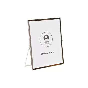Photo frame DKD Home Decor Silver Metal Traditional 21 x...