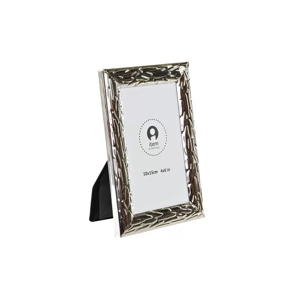 Photo frame DKD Home Decor Metal Silver Traditional 12 x 2 x 17 cm