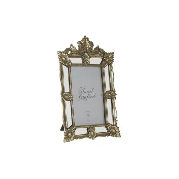 Photo frame DKD Home Decor Champagne Resin Crystal Mirror...