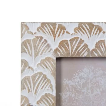 Photo frame 21 x 2 x 26 cm Wood White 2