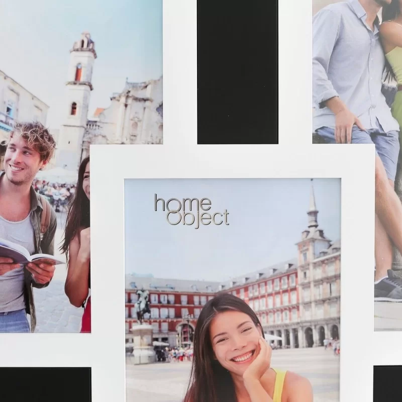 Photo frame 62 x 1,2 x 42 cm Crystal Black...