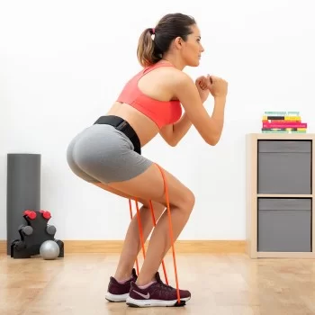 Belt with resistance bands for Glutes and Exercise Guide...