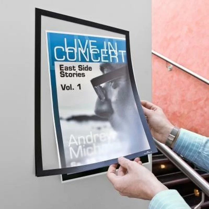 Magnetic Photo Frame Durable Duraframe Black