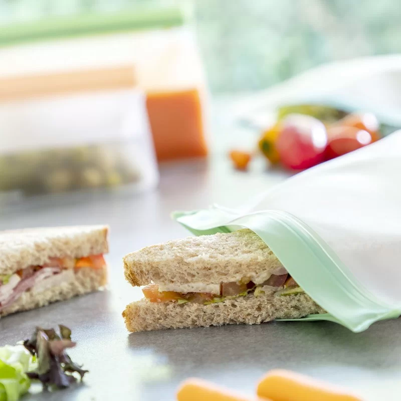 Set of Reusable Hermetically-sealed Bags Zags...