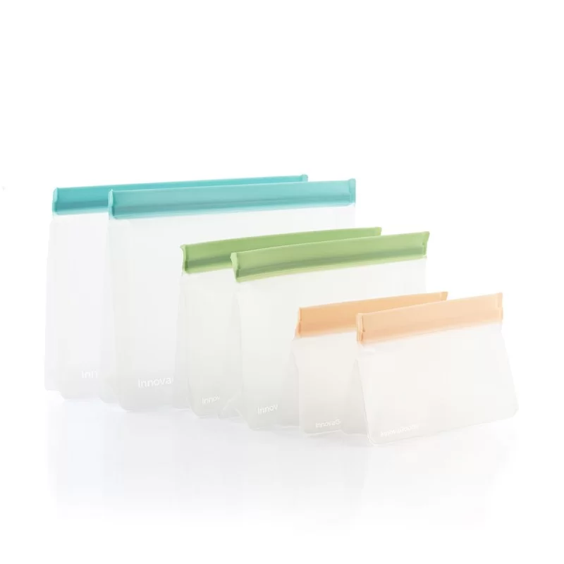 Set of Reusable Hermetically-sealed Bags Zags...