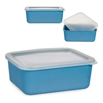 Storage Box with Lid Dark blue 14,5 x 7 x 19,5 cm 2