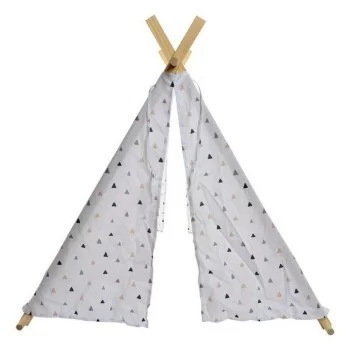 Tent DKD Home Decor Cotton Wood Unicorn (110 x 110 x 106 cm) 2