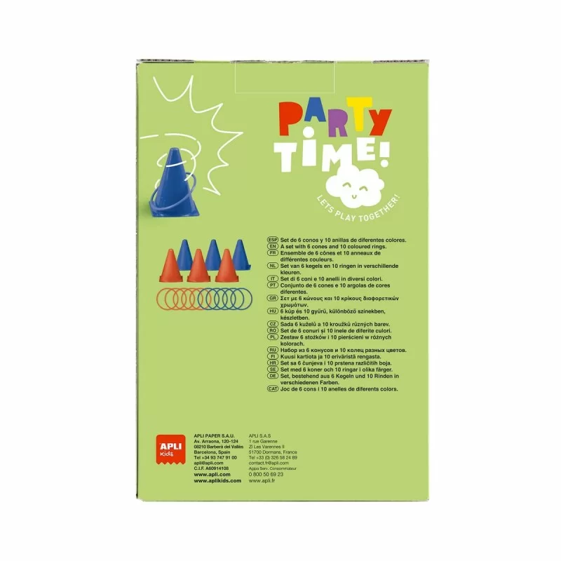 Skills game Apli Party Time Rings Cones