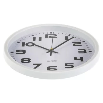 Wall Clock Versa White Plastic 3,8 x 25 x 25 cm 2