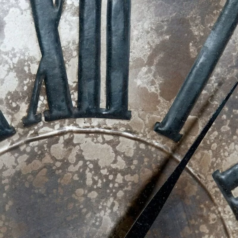 Wall Clock DKD Home Decor Crystal Iron (42 x 23...