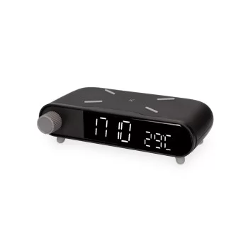 Alarm Clock KSIX Wireless loading Black 2