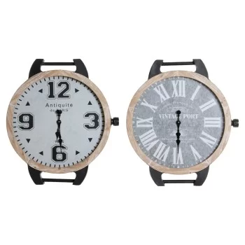 Table clock DKD Home Decor RE-180394 Wrist Black Grey...