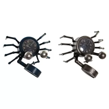 Table clock DKD Home Decor Animal 23 x 22 x 14 cm Silver...