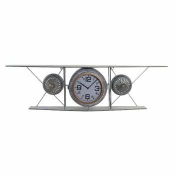 Wall Clock DKD Home Decor Crystal Iron Aeroplane MDF Wood...