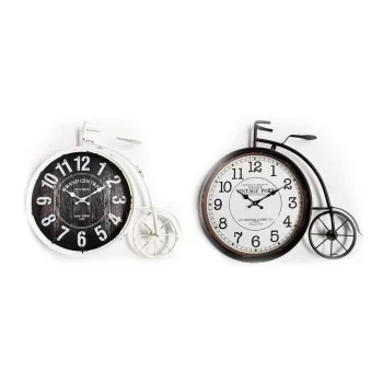 Wall Clock DKD Home Decor 60 x 6 x 50 cm Crystal Black...