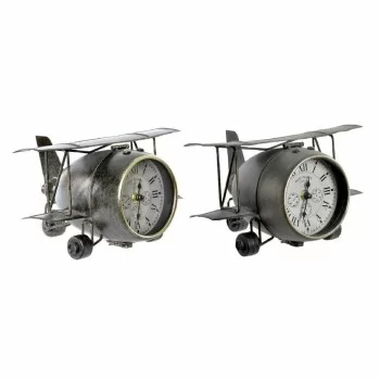 Table clock DKD Home Decor 26 x 21 x 15 cm Aeroplane...