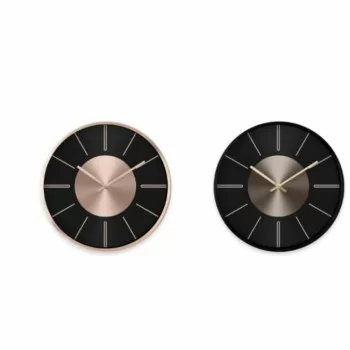 Wall Clock DKD Home Decor Black Copper Silver Aluminium...