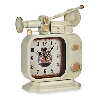 Table clock Camera Metal (10 x 28 x 25 cm) 2