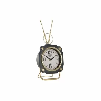 Table clock DKD Home Decor Black Golden Crystal Iron...