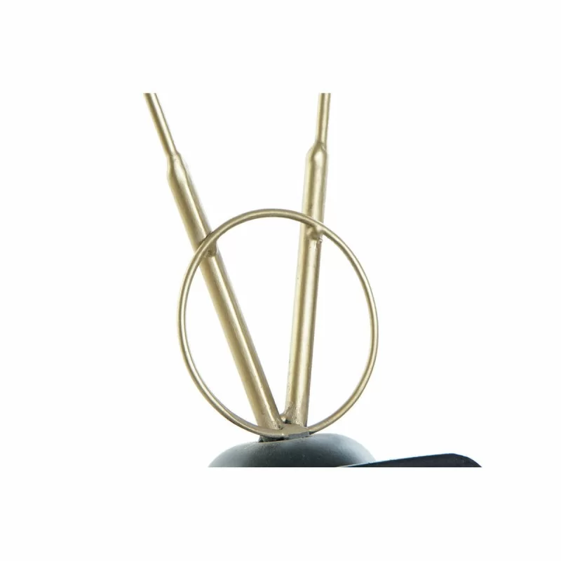 Table clock DKD Home Decor Black Golden Crystal...